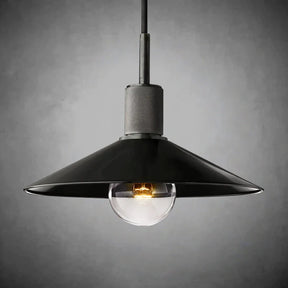 Utilitaive Metal Slope Shade Pendant