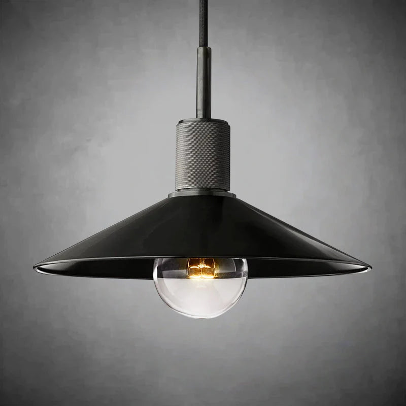Utilitaive Metal Slope Shade Pendant