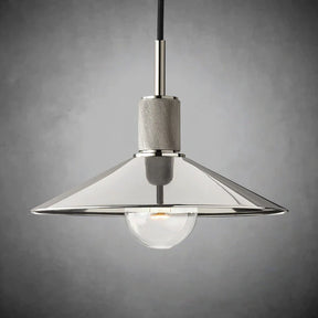 Utilitaive Metal Slope Shade Pendant