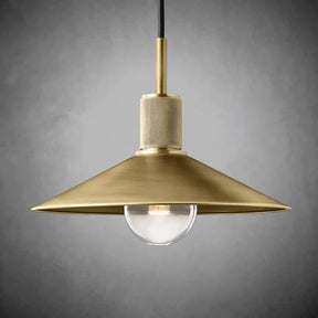 Utilitaive Metal Slope Shade Pendant