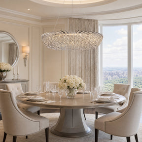 Stella Round Crystal Chandelier