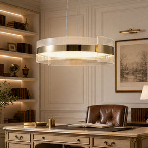 Ribbon Round Modern Chandelier