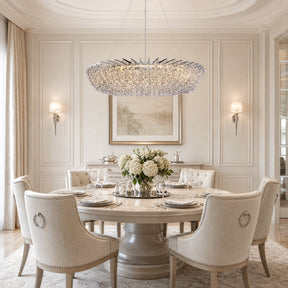 Stella Round Crystal Chandelier