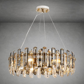 Velo Crystal Halo Chandelier