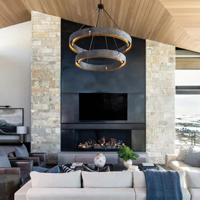 Venus 2-Tier Round Chandelier 60"