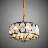 Vintage Lantern Luxury Stone Chandelier
