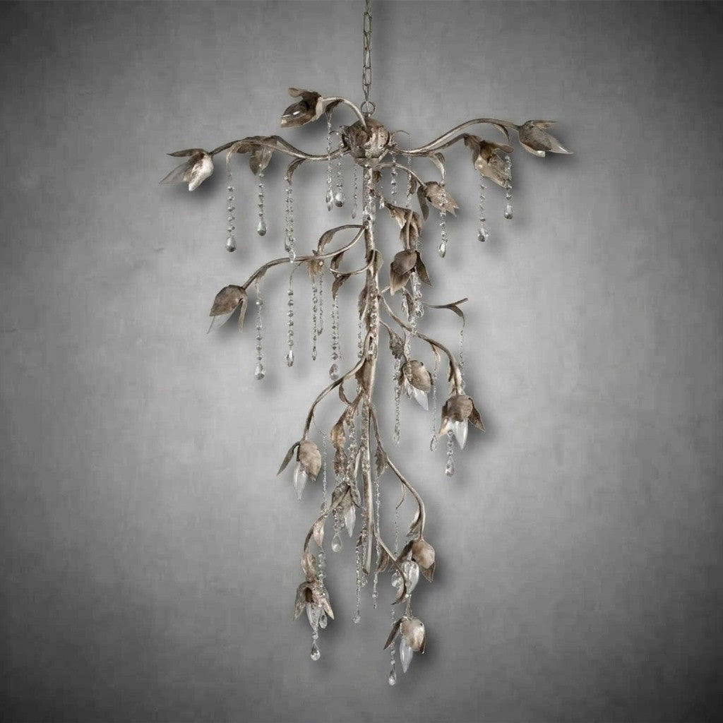 Viticcio Cascade Silver Chandelier 34''H