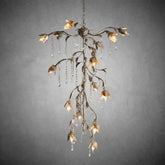 Viticcio Cascade Silver Chandelier 34''H