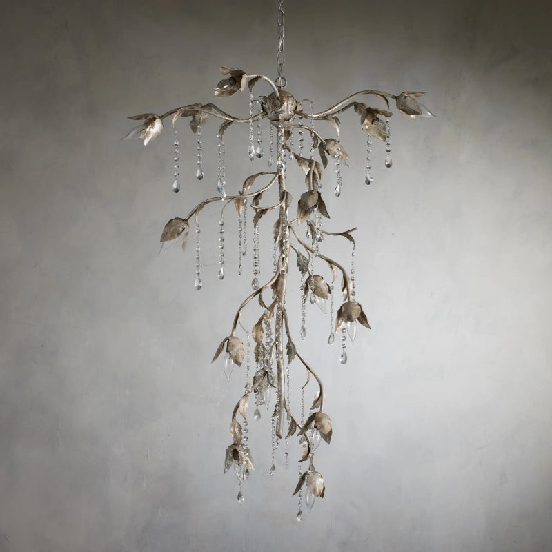 Viticcio Cascade Silver Chandelier 34''H