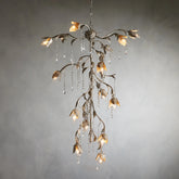 Viticcio Cascade Silver Chandelier 34''H