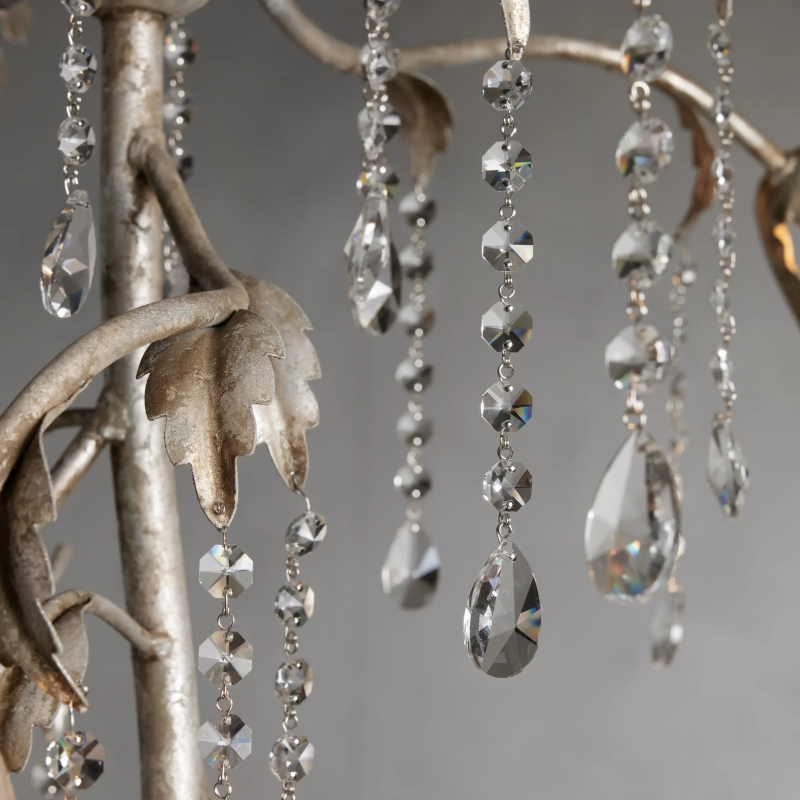 Viticcio Cascade Silver Chandelier 34''H
