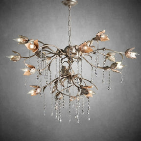 Viticcio Round Silver Chandelier