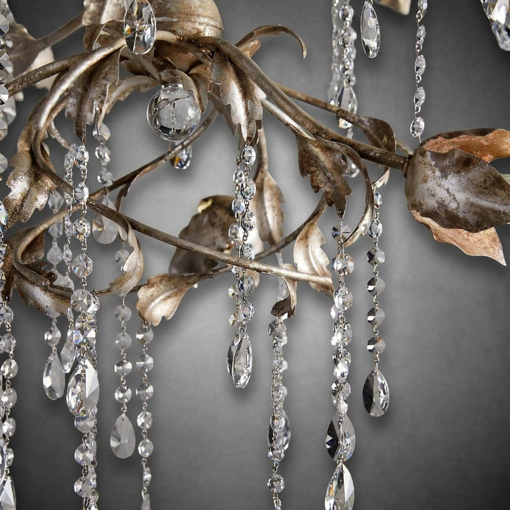 Viticcio Round Silver Chandelier