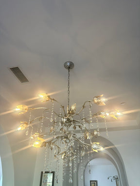Viticcio Round Silver Chandelier