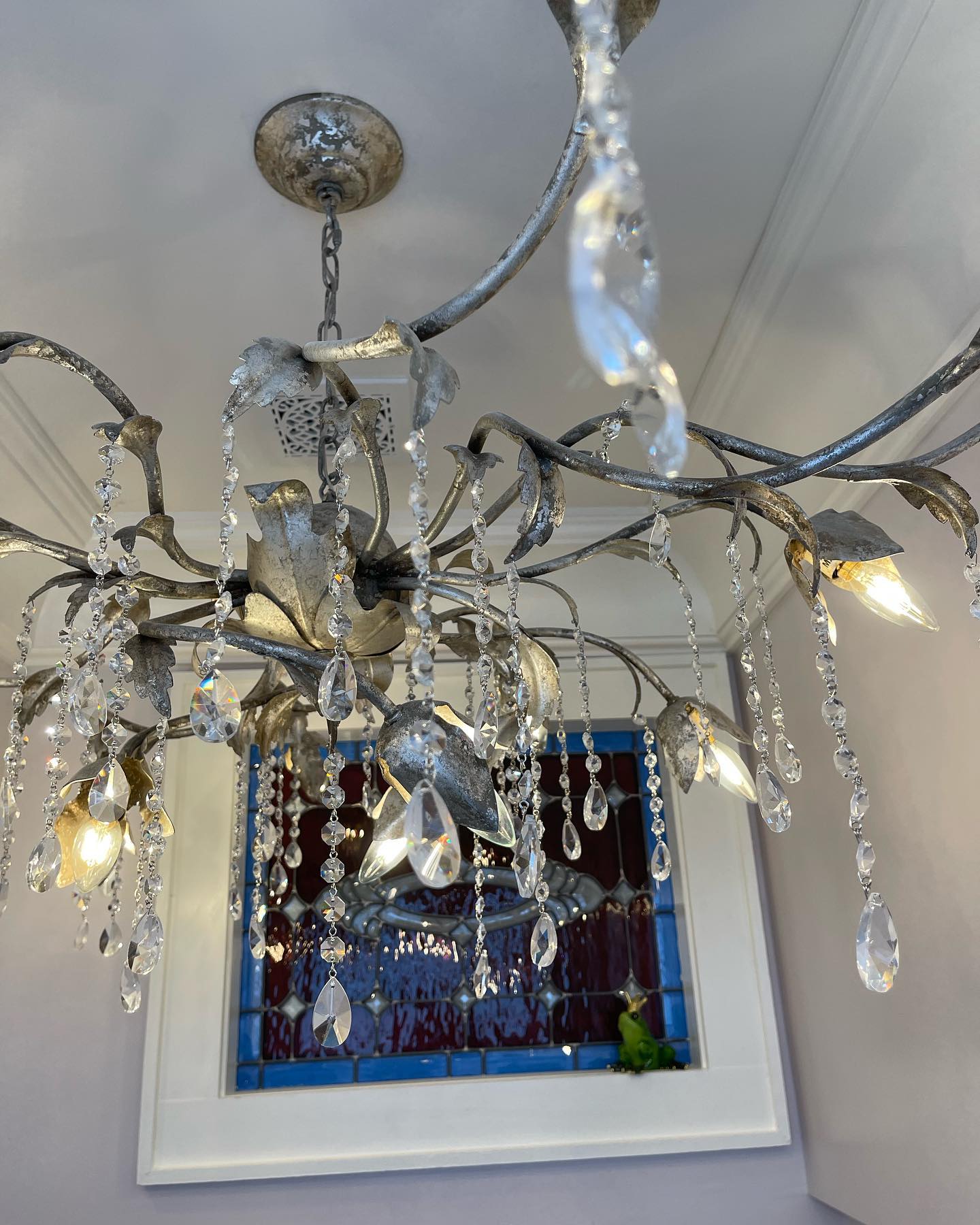 Viticcio Round Silver Chandelier
