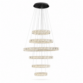 Vortice Crystal Chandelier — product photo