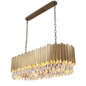 Walter Tiered Linear Crystal Chandelier