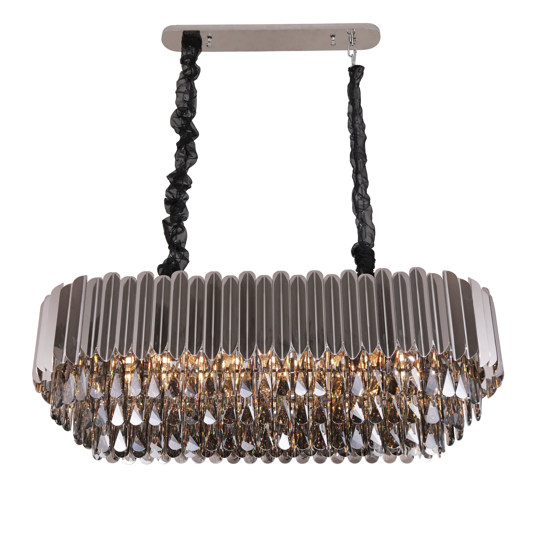 Walter Tiered Linear Crystal Chandelier
