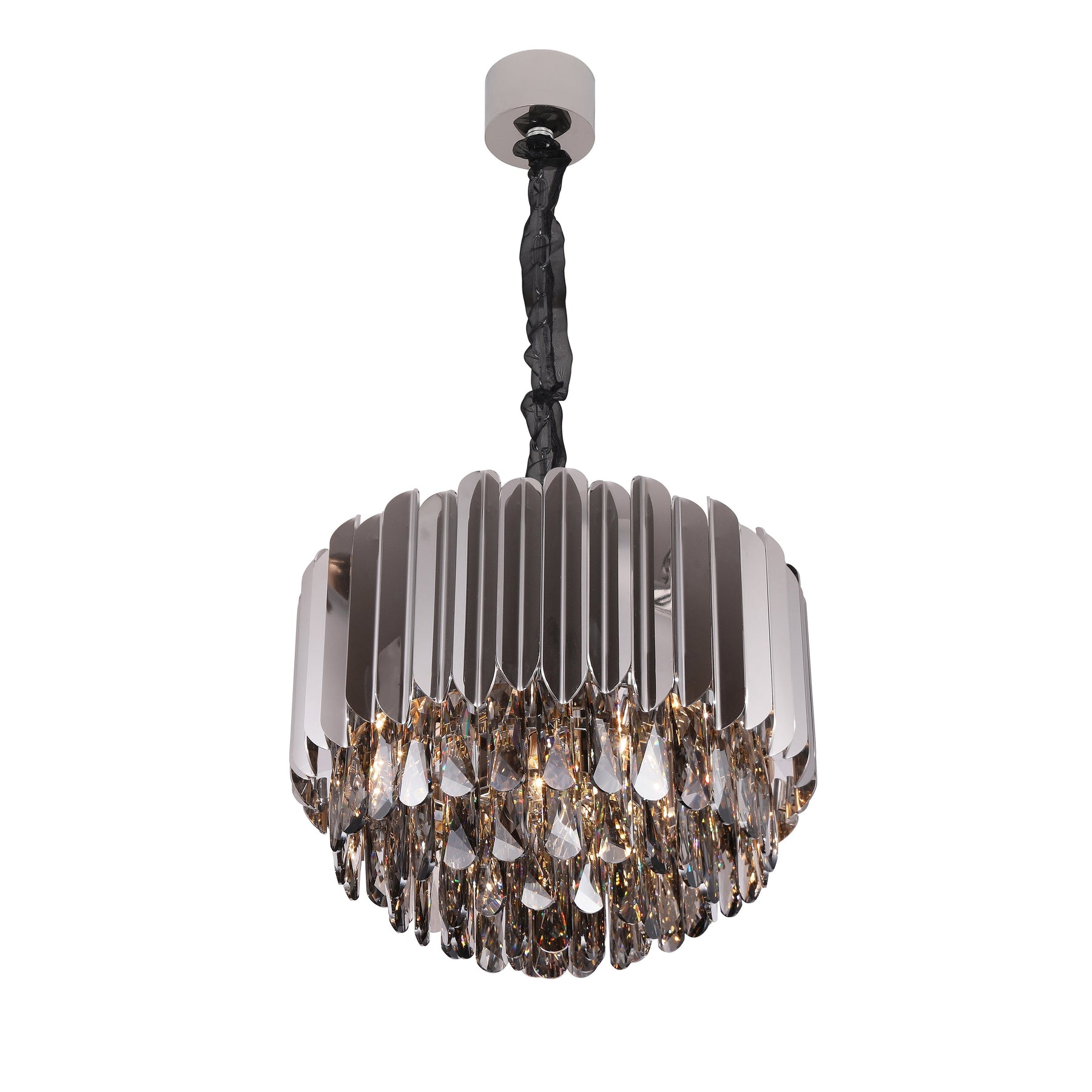 Walter Tiered Round Crystal Chandelier