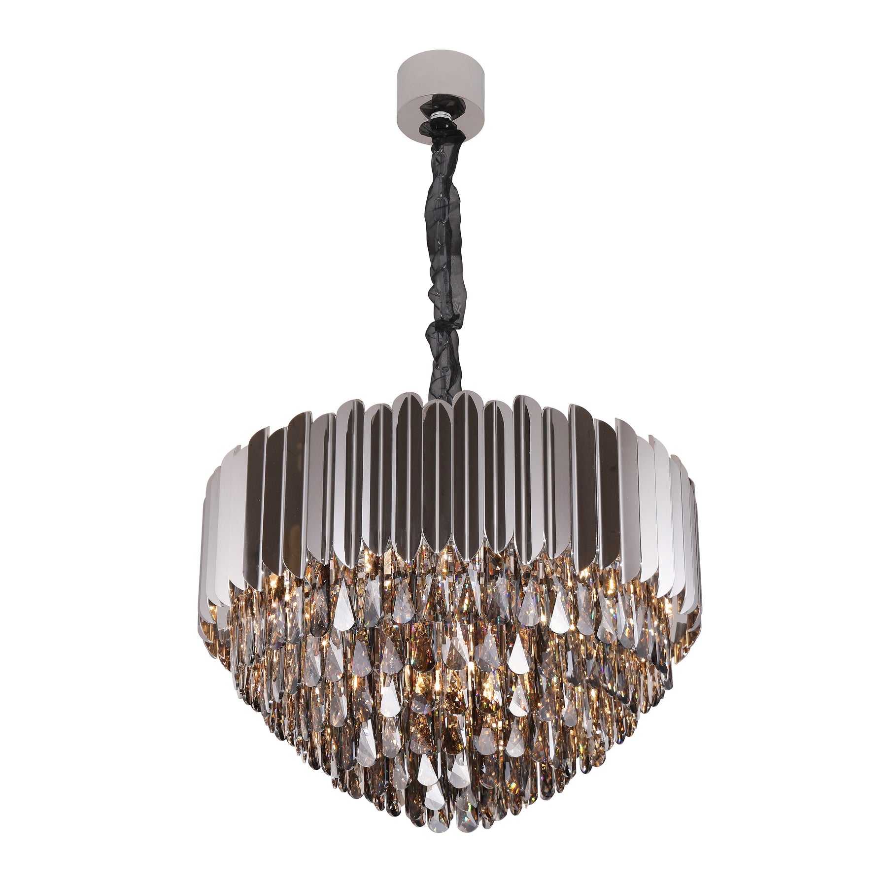 Walter Tiered Round Crystal Chandelier