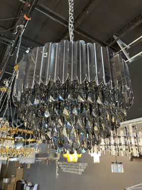 Walter Tiered Round Crystal Chandelier