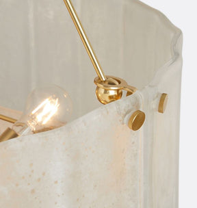 Willamette Glass Round Chandelier 2-Tier 32''