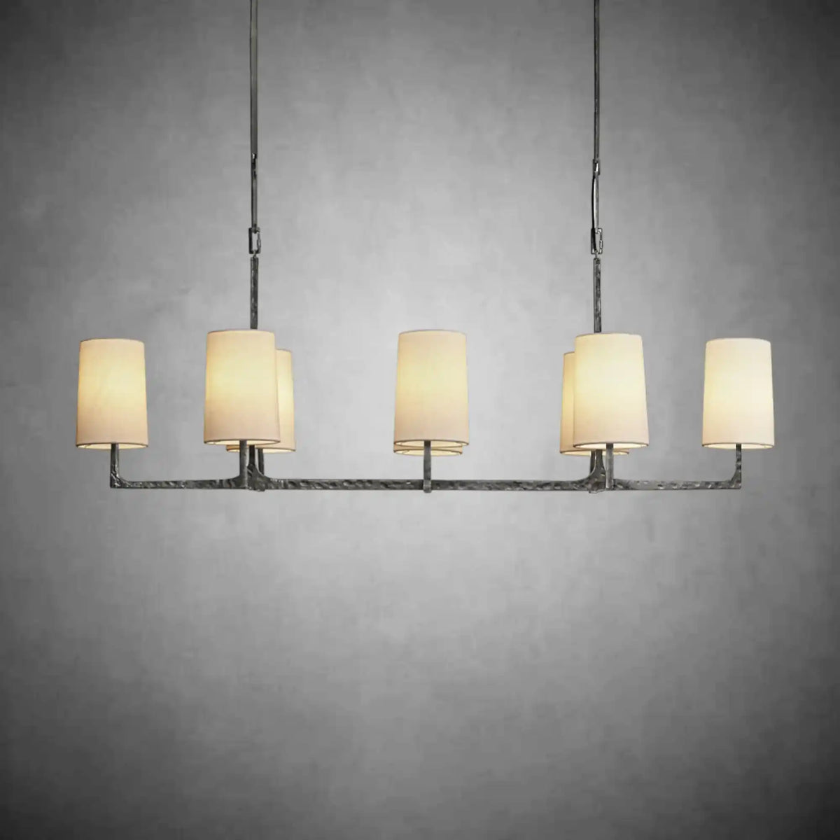 Wrighty Linear Chandelier 54"L 72"L