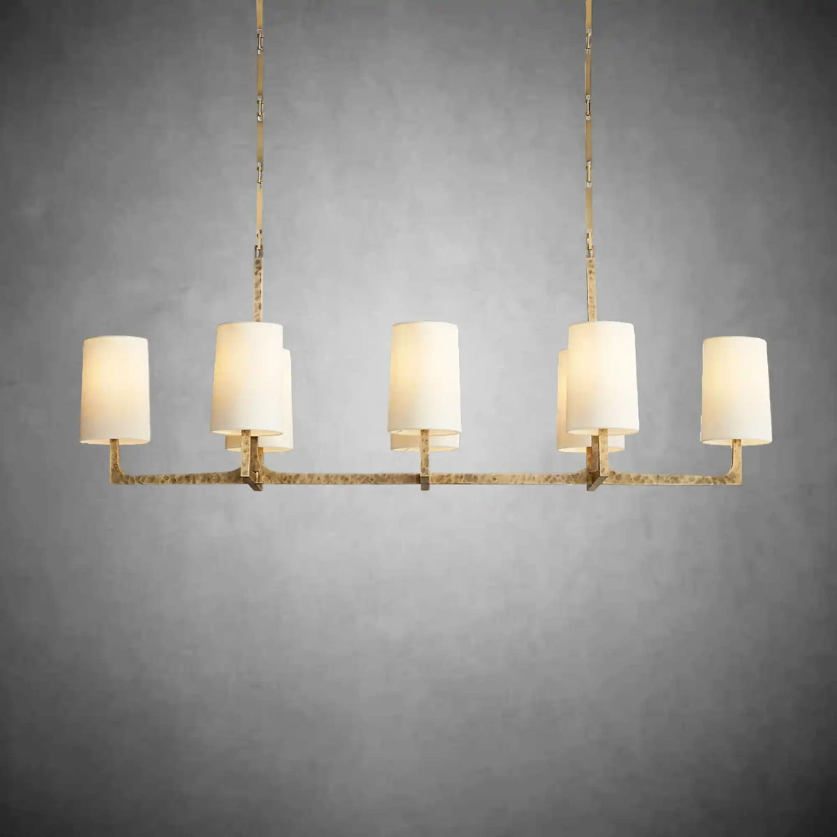 Wrighty Linear Chandelier 54"L 72"L