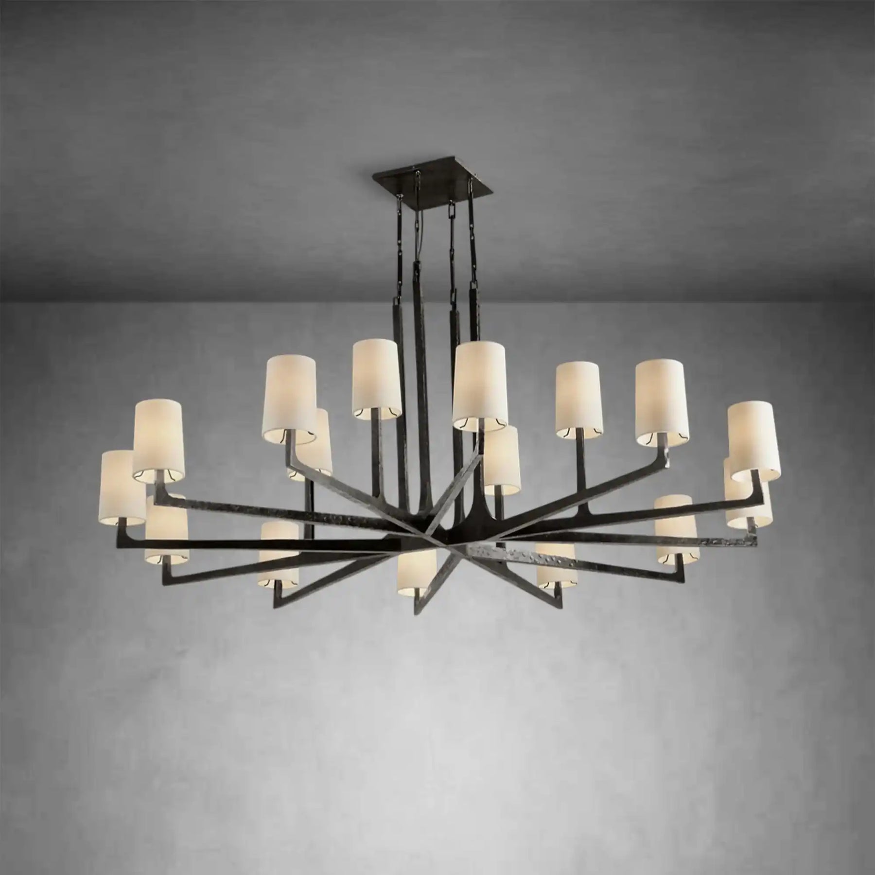 Wrighty Round Chandelier 36"D 48"D 60"D
