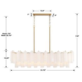 Addis Linear Chandelier 51''