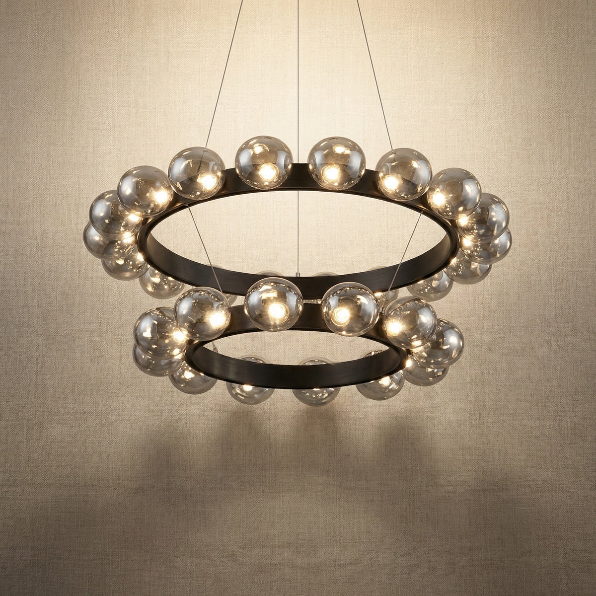 Chandelier For Living Room in matte black