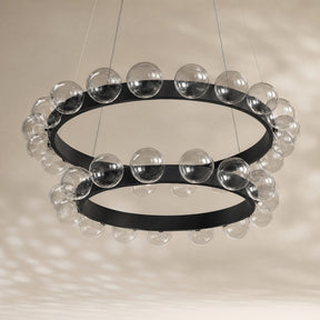 Close-up of electroplated glass