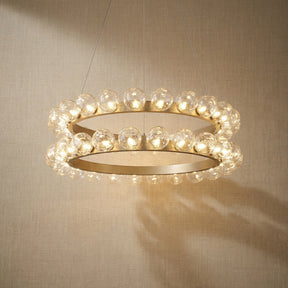 Chandelier For Dining Rooms in champagne gold