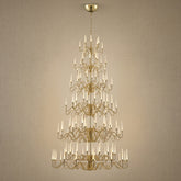Large Chandelier in gold