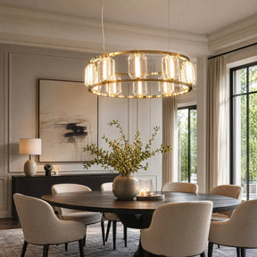 Dining Room Chandelier in a foyer