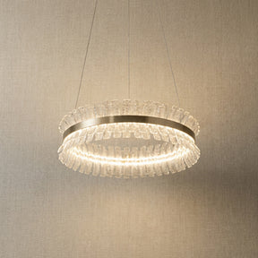 Contemporary Chandelier Dining Room in a dining room