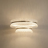 Modern Chandelier in champagne gold
