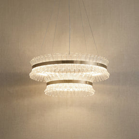 Modern Chandelier in champagne gold
