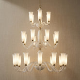Crystal Chandelier in gold