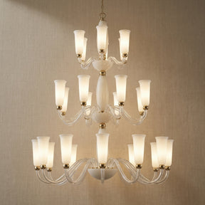 Crystal Chandelier in gold