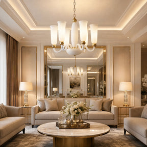 Modern Pendant Light in a foyer