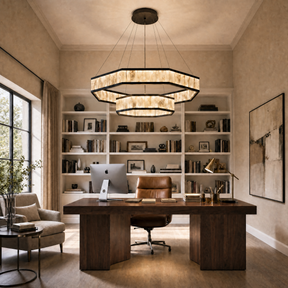Modern Chandelier Light in a dining room