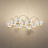 Modern Pendant Light in gold