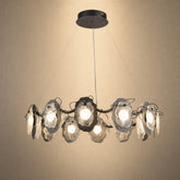 Modern Chandelier in gold