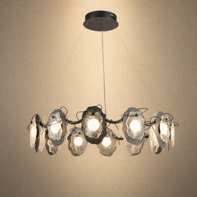 Modern Chandelier in gold