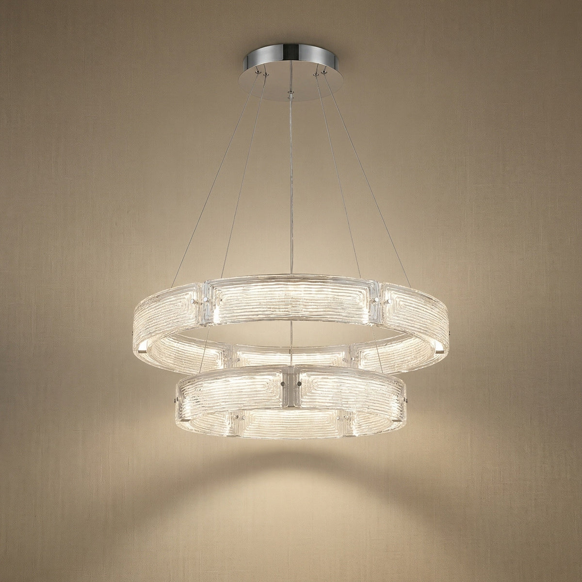 Living Room Chandelier in chrome