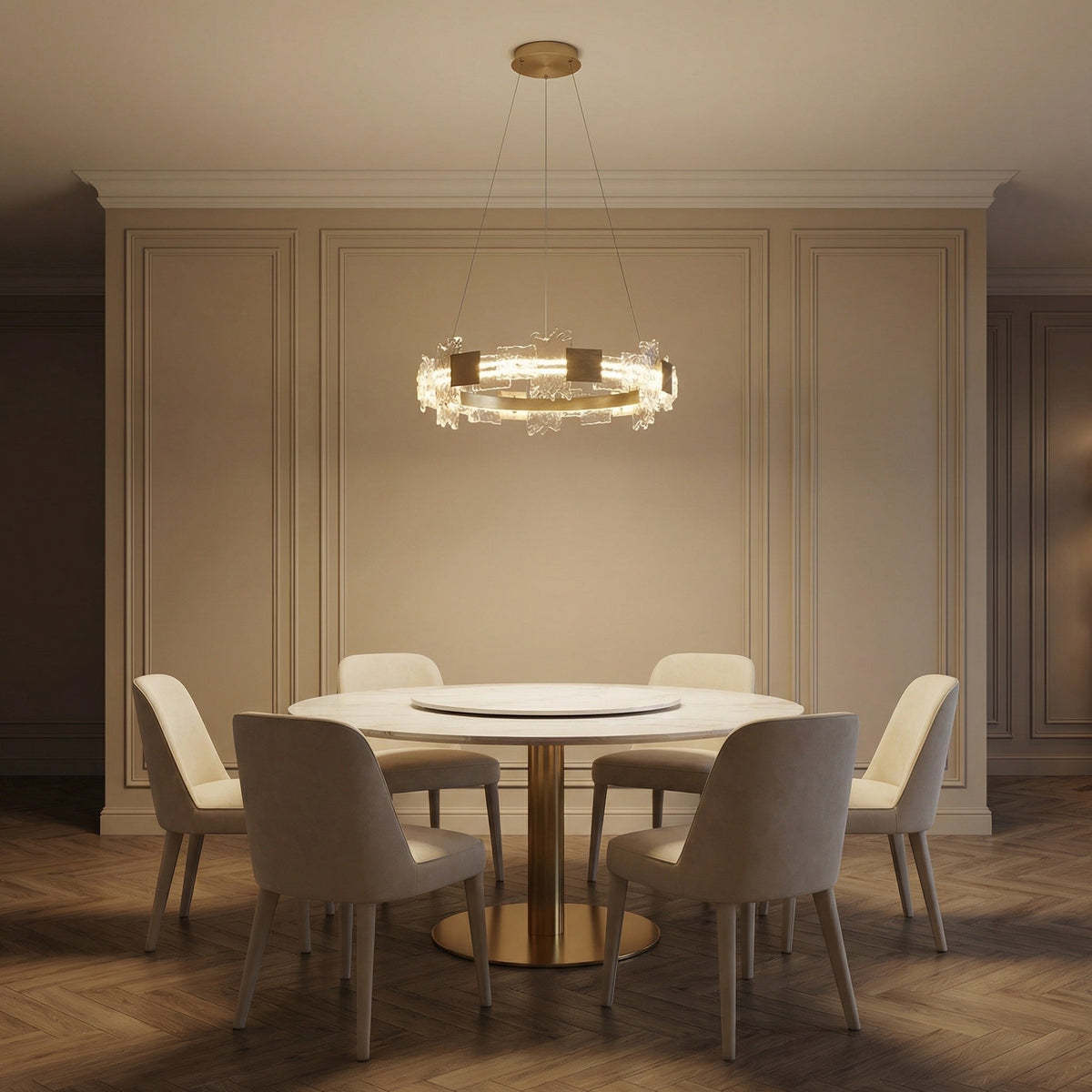 Modern Pendant Light in a dining room