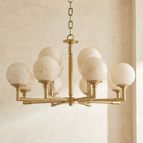 Brass Orb Classic Alabaster Pendant Light — D860 — mra-brass-orb-classic-91063-d860-dark