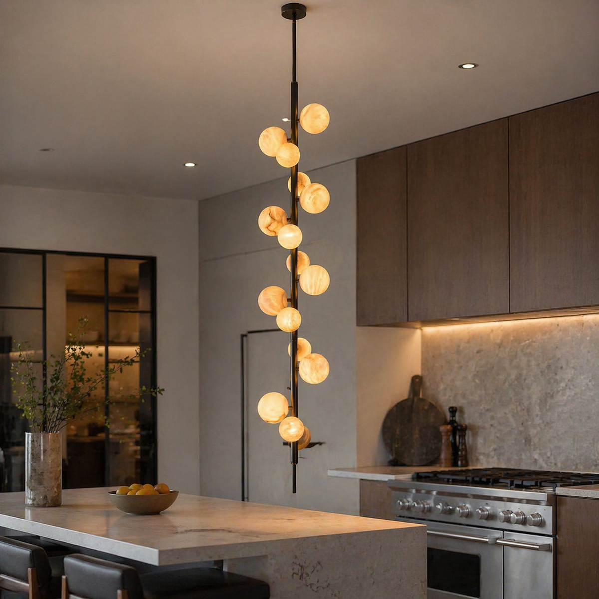 Vertical Orb Cascade Alabaster Pendant Light — 02 — mra-vertical-orb-cascade-91021-d380-02-scene-2