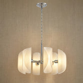 Pendant Light Fixtures Glass in chrome
